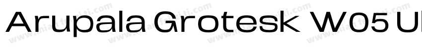 Arupala Grotesk W05 Ultra It字体转换